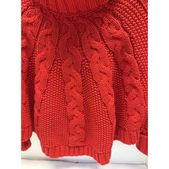 Carters red cable turtleneck warm sweater cable knit size 3T - Picture 6 of 9